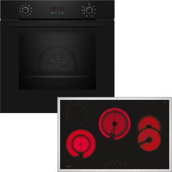 Neff BX48PB0 - Backofen-Set, Einbau, B2CCG6AK3 + T18SDH9L0, Backofen, Elektrokochfeld